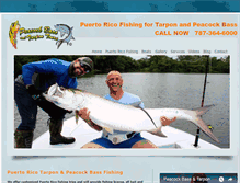 Tablet Screenshot of peacockbassandtarpontours.com